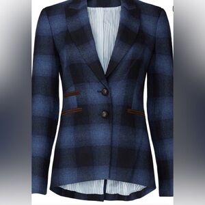 Veronica Beard Plaid Hudson Blazer, size 10